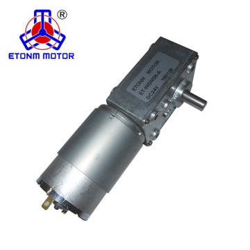 24VDC Low noise worm gear motor 12v encoder 7PPR